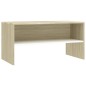 TV-Schrank Weiß Sonoma-Eiche 80x40x40 cm Holzwerkstoff TV-Schrank Weiß Sonoma-Eiche 80x40x40 cm Holzwerkstoff