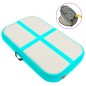 Aufblasbare Gymnastikmatte mit Pumpe 60x100x10 cm PVC Grün Aufblasbare Gymnastikmatte mit Pumpe 60x100x10 cm PVC Grün