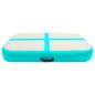 Aufblasbare Gymnastikmatte mit Pumpe 60x100x10 cm PVC Grün Aufblasbare Gymnastikmatte mit Pumpe 60x100x10 cm PVC Grün