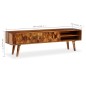 Fernsehschrank Massivholz 140 x 30 x 40 cm Fernsehschrank Massivholz 140 x 30 x 40 cm