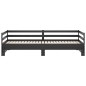 vidaXL Ausziehbares Tagesbett Schwarz Massivholz Kiefer 2x(90x200) cm vidaXL Ausziehbares Tagesbett Schwarz Massivholz Kiefer 2x(90x200) cm