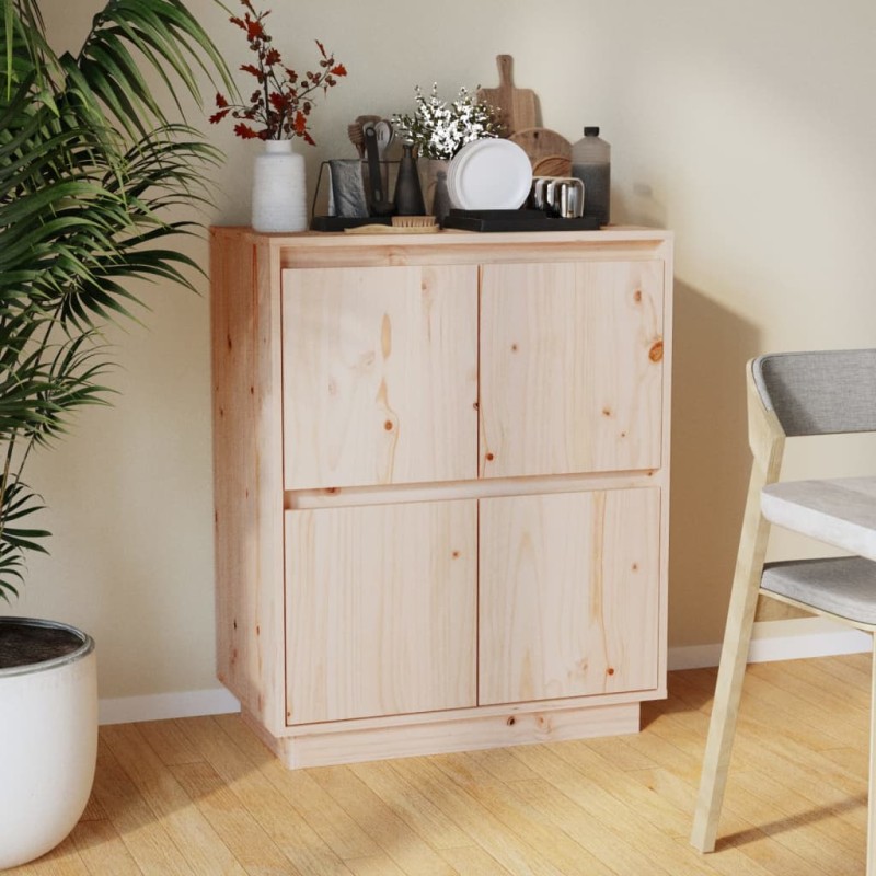 Sideboard 60x34x75 cm Massivholz Kiefer Sideboard 60x34x75 cm Massivholz Kiefer