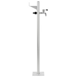 Garten-Wassersäule Aluminium 95 cm