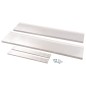 2-stufiges Wandregal Edelstahl 150 x 30 cm 2-stufiges Wandregal Edelstahl 150 x 30 cm