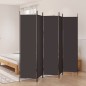 5-tlg. Paravent Braun 250x200 cm Stoff 5-tlg. Paravent Braun 250x200 cm Stoff