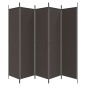 5-tlg. Paravent Braun 250x200 cm Stoff 5-tlg. Paravent Braun 250x200 cm Stoff