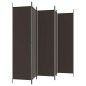 5-tlg. Paravent Braun 250x200 cm Stoff 5-tlg. Paravent Braun 250x200 cm Stoff