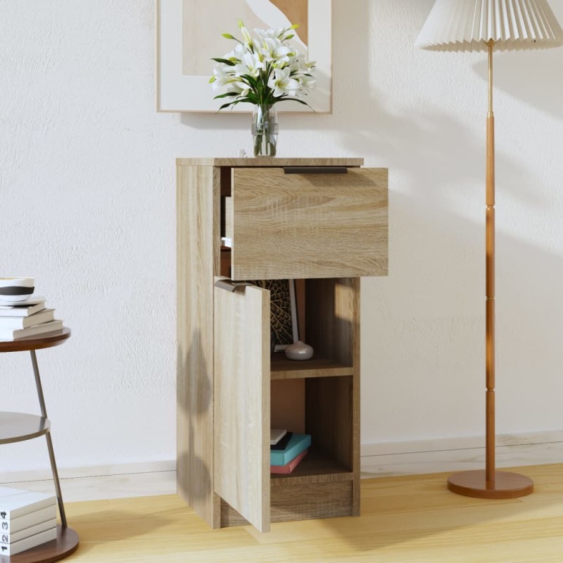 vidaXL Sideboard Sonoma-Eiche 30x30x70 cm Holzwerkstoff vidaXL Sideboard Sonoma-Eiche 30x30x70 cm Holzwerkstoff