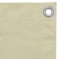 Balkon-Sichtschutz Creme 120x600 cm Oxford-Gewebe Balkon-Sichtschutz Creme 120x600 cm Oxford-Gewebe