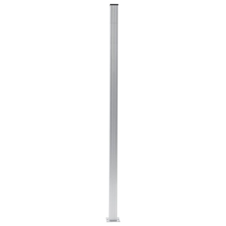vidaXL Zaunpfosten 3 Stk. Aluminium 185 cm