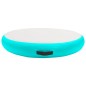 Aufblasbare Gymnastikmatte mit Pumpe 100x100x20 cm PVC Grün Aufblasbare Gymnastikmatte mit Pumpe 100x100x20 cm PVC Grün