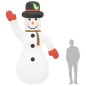 Aufblasbarer Schneemann mit LEDs 370 cm Aufblasbarer Schneemann mit LEDs 370 cm