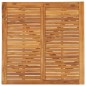 Gartentisch 110x110x75 cm Massivholz Akazie Gartentisch 110x110x75 cm Massivholz Akazie