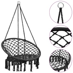 vidaXL Hängesessel 80 cm Anthrazit