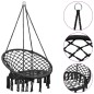 vidaXL Hängesessel 80 cm Anthrazit vidaXL Hängesessel 80 cm Anthrazit