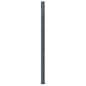 Zaunpfosten 2 Stk. Dunkelgrau 185 cm Aluminium Zaunpfosten 2 Stk. Dunkelgrau 185 cm Aluminium