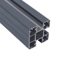 Zaunpfosten 2 Stk. Dunkelgrau 185 cm Aluminium Zaunpfosten 2 Stk. Dunkelgrau 185 cm Aluminium