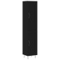 Highboard Schwarz 34,5x34x180 cm Holzwerkstoff Highboard Schwarz 34,5x34x180 cm Holzwerkstoff