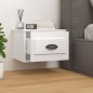 Wand-Nachttische 2 Stk. Hochglanz-Weiß 41,5x36x28 cm Wand-Nachttische 2 Stk. Hochglanz-Weiß 41,5x36x28 cm