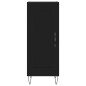 Highboard Schwarz 34,5x34x180 cm Holzwerkstoff Highboard Schwarz 34,5x34x180 cm Holzwerkstoff