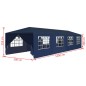 Gartenzelt 3x12 m Blau Gartenzelt 3x12 m Blau
