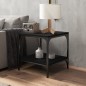 vidaXL Beistelltische 2 Stk. Schwarz 40x40x40 cm Holzwerkstoff vidaXL Beistelltische 2 Stk. Schwarz 40x40x40 cm Holzwerkstoff