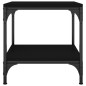 vidaXL Beistelltische 2 Stk. Schwarz 40x40x40 cm Holzwerkstoff vidaXL Beistelltische 2 Stk. Schwarz 40x40x40 cm Holzwerkstoff