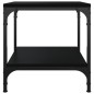 vidaXL Beistelltische 2 Stk. Schwarz 40x40x40 cm Holzwerkstoff vidaXL Beistelltische 2 Stk. Schwarz 40x40x40 cm Holzwerkstoff