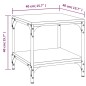 vidaXL Beistelltische 2 Stk. Schwarz 40x40x40 cm Holzwerkstoff vidaXL Beistelltische 2 Stk. Schwarz 40x40x40 cm Holzwerkstoff