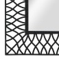 vidaXL Wandspiegel gewölbt 50 x 80 cm Schwarz vidaXL Wandspiegel gewölbt 50 x 80 cm Schwarz