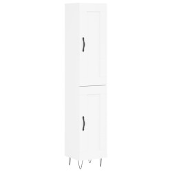 vidaXL Highboard Weiß 34,5x34x180 cm Holzwerkstoff