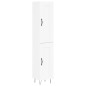 vidaXL Highboard Weiß 34,5x34x180 cm Holzwerkstoff vidaXL Highboard Weiß 34,5x34x180 cm Holzwerkstoff