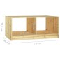 vidaXL Couchtisch 75x50x33,5 cm Massivholz Tanne vidaXL Couchtisch 75x50x33,5 cm Massivholz Tanne