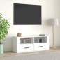 vidaXL TV-Schrank Weiß 100x35x40 cm Holzwerkstoff vidaXL TV-Schrank Weiß 100x35x40 cm Holzwerkstoff