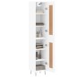 vidaXL Highboard Weiß 34,5x34x180 cm Holzwerkstoff vidaXL Highboard Weiß 34,5x34x180 cm Holzwerkstoff