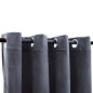 Verdunkelungsvorhänge mit Ösen 2 Stk. Samt Anthrazit 140x225 cm Verdunkelungsvorhänge mit Ösen 2 Stk. Samt Anthrazit 140x225 cm