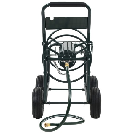 Gartenschlauchwagen mit 1/2" Schlauchanschluss 75 m Stahl