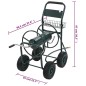 Gartenschlauchwagen mit 1/2" Schlauchanschluss 75 m Stahl Gartenschlauchwagen mit 1/2" Schlauchanschluss 75 m Stahl