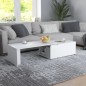 Couchtisch Weiß 150x50x35 cm Holzwerkstoff Couchtisch Weiß 150x50x35 cm Holzwerkstoff