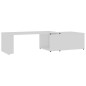 Couchtisch Weiß 150x50x35 cm Holzwerkstoff Couchtisch Weiß 150x50x35 cm Holzwerkstoff