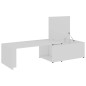 Couchtisch Weiß 150x50x35 cm Holzwerkstoff Couchtisch Weiß 150x50x35 cm Holzwerkstoff