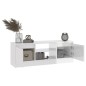 TV-Schrank mit Tür Hochglanz-Weiß 102x30x36 cm TV-Schrank mit Tür Hochglanz-Weiß 102x30x36 cm