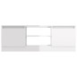 TV-Schrank mit Tür Hochglanz-Weiß 102x30x36 cm TV-Schrank mit Tür Hochglanz-Weiß 102x30x36 cm