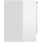TV-Schrank mit Tür Hochglanz-Weiß 102x30x36 cm TV-Schrank mit Tür Hochglanz-Weiß 102x30x36 cm