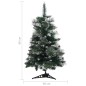 Künstlicher Weihnachtsbaum mit Ständer Grün und Weiß 60 cm PVC Künstlicher Weihnachtsbaum mit Ständer Grün und Weiß 60 cm PVC