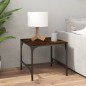 vidaXL Couchtisch Räuchereiche 50x50x35 cm Holzwerkstoff vidaXL Couchtisch Räuchereiche 50x50x35 cm Holzwerkstoff