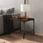 vidaXL Couchtisch Räuchereiche 50x50x35 cm Holzwerkstoff vidaXL Couchtisch Räuchereiche 50x50x35 cm Holzwerkstoff