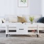 Couchtisch Hochglanz-Weiß 102x50x40 cm Holzwerkstoff Couchtisch Hochglanz-Weiß 102x50x40 cm Holzwerkstoff