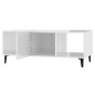 Couchtisch Hochglanz-Weiß 102x50x40 cm Holzwerkstoff Couchtisch Hochglanz-Weiß 102x50x40 cm Holzwerkstoff