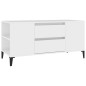 TV-Schrank Weiß 102x44,5x50 cm Holzwerkstoff TV-Schrank Weiß 102x44,5x50 cm Holzwerkstoff